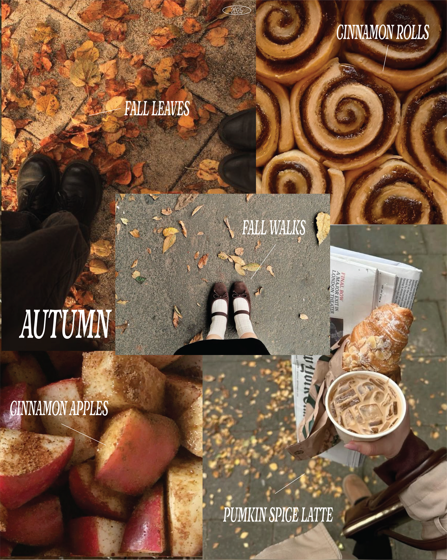 Four Seasons Aesthetic Moodboard Set | Printable Wall Art | Seasonal Vibes (Spring, Summer, Autumn, Winter)