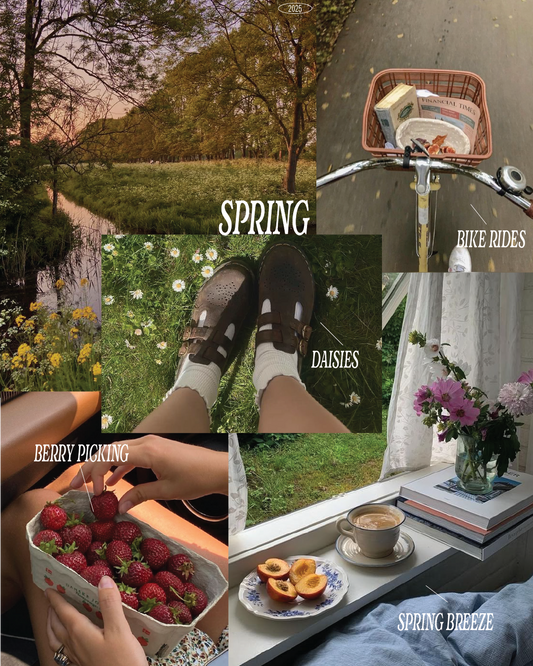 Four Seasons Aesthetic Moodboard Set | Printable Wall Art | Seasonal Vibes (Spring, Summer, Autumn, Winter)